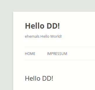 Erste Schritte auf Hello DD!